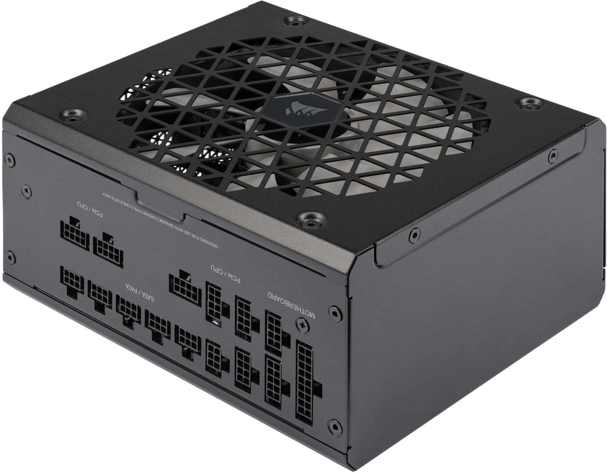 Alt View 15. CORSAIR - RMx Shift Series RM1000x 80 Plus Gold Fully Modular ATX Power Supply with Modular Side Interface - Black.