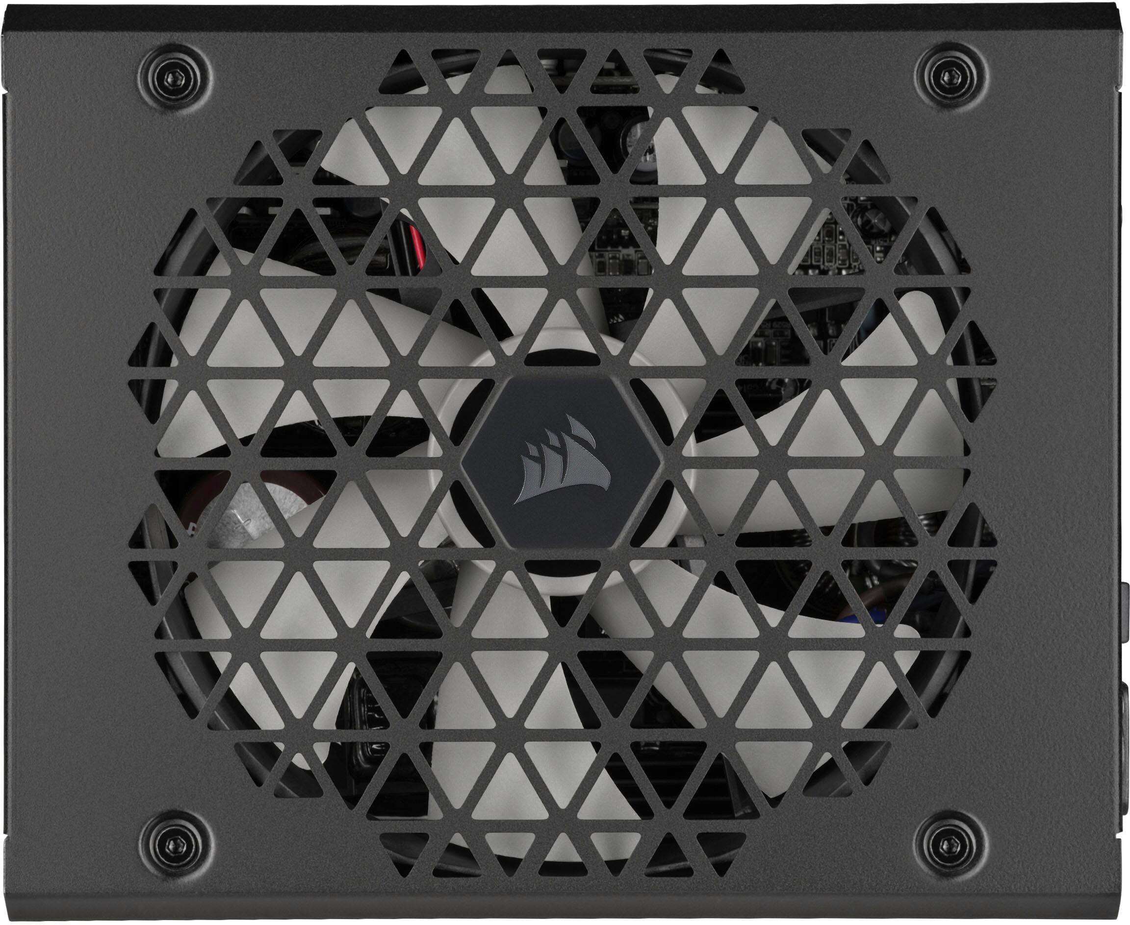 Alt View 17. CORSAIR - RMx Shift Series RM1000x 80 Plus Gold Fully Modular ATX Power Supply with Modular Side Interface - Black.