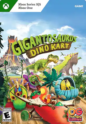 Front. Outright Games - Gigantosaurus: Dino Kart. - E (Everyone)