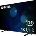 Angle. Toshiba - 43" Class C350 Series LED 4K UHD Smart Fire TV - Black.