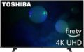 Front. Toshiba - 43" Class C350 Series LED 4K UHD Smart Fire TV - Black.