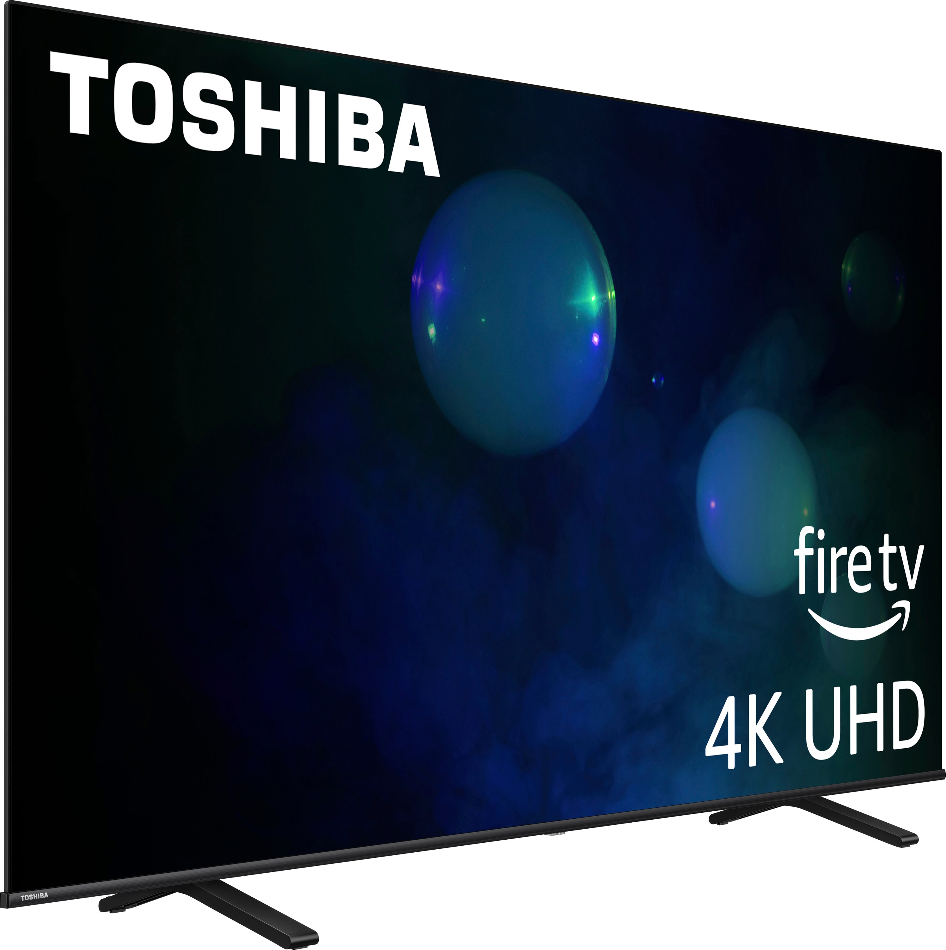 Left View: Toshiba - 55" Class C350 Series LED 4K UHD Smart Fire TV