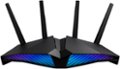Front. ASUS - RT-AX82U AX5400 Dual-Band WiFi 6 Router - Black.