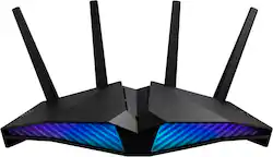 ASUS - RT-AX82U AX5400 Dual-Band Wi-Fi 6 Router - Black - Front_Zoom