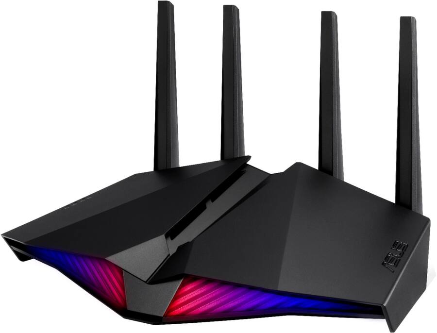 ASUS RT AX82U AX5400 Dual Band Wi Fi 6 Router Black RT-AX82U ASUS RT AX82U AX5400 Dual Band Wi Fi 6 Router Black RT-AX82U