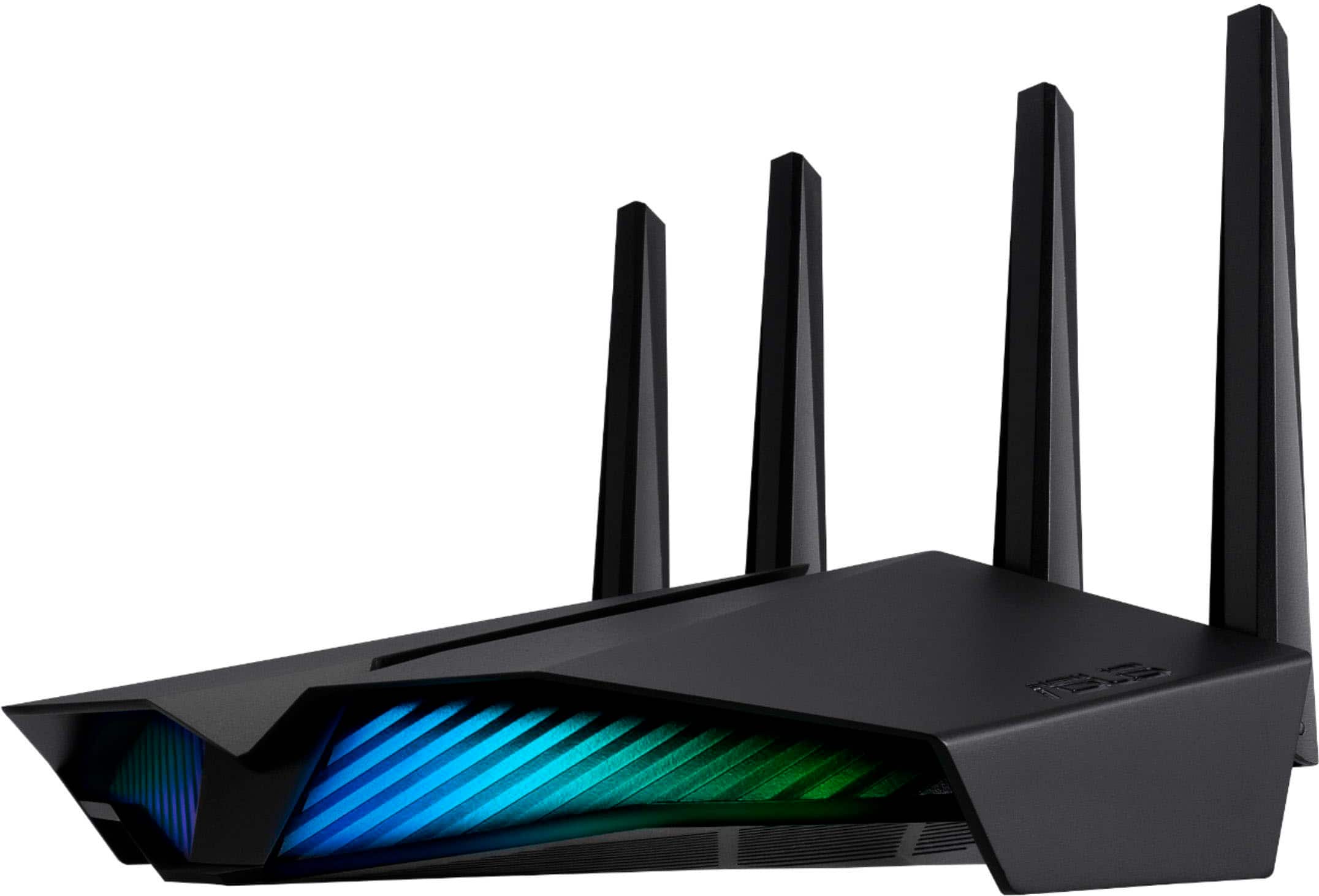 Alt View 17. ASUS - RT-AX82U AX5400 Dual-Band WiFi 6 Router - Black.