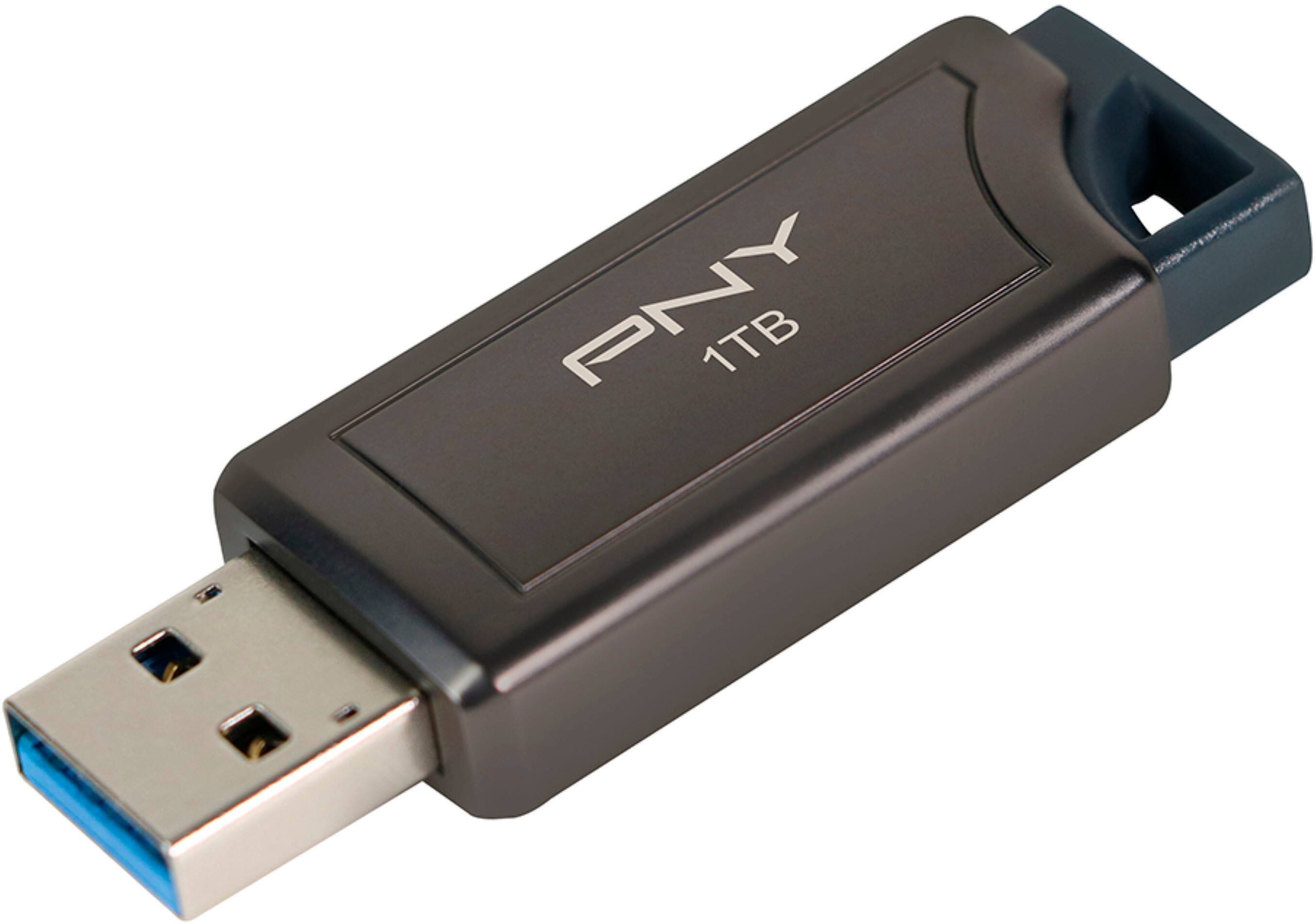 Alt View 13. PNY - PRO Elite V2 1TB USB 3.2 Gen 2 Flash Drive - Black.