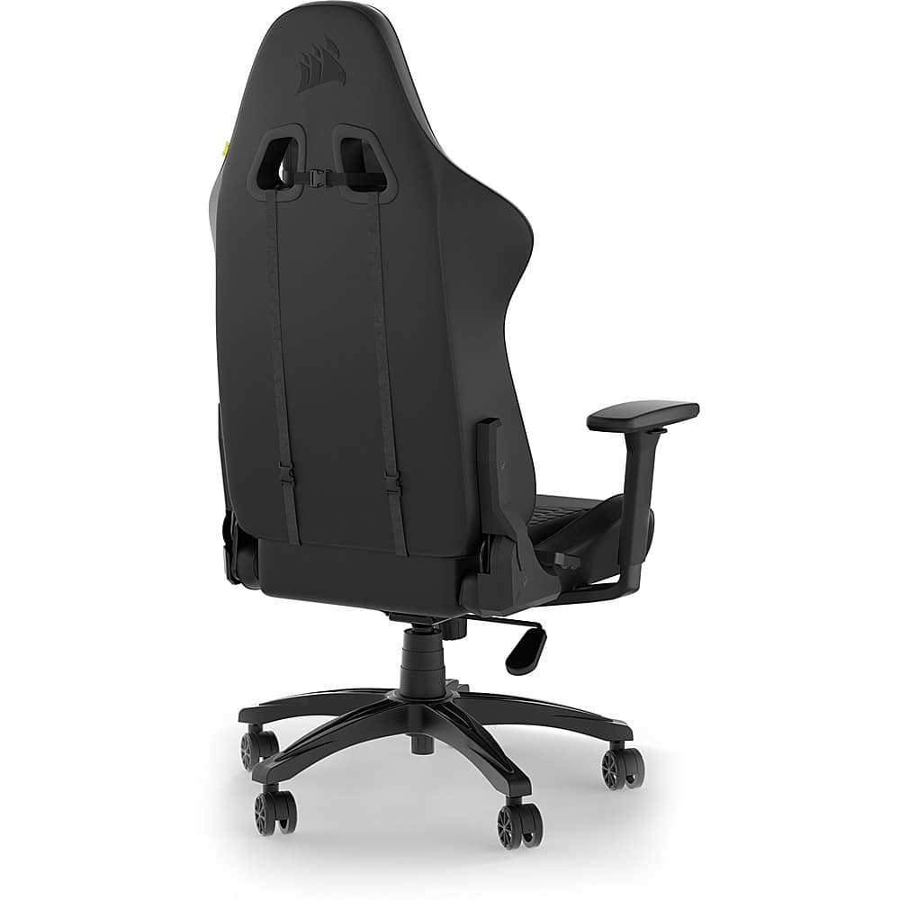 Alt View 11. CORSAIR - TC100 Leatherette Gaming Chair - Black.