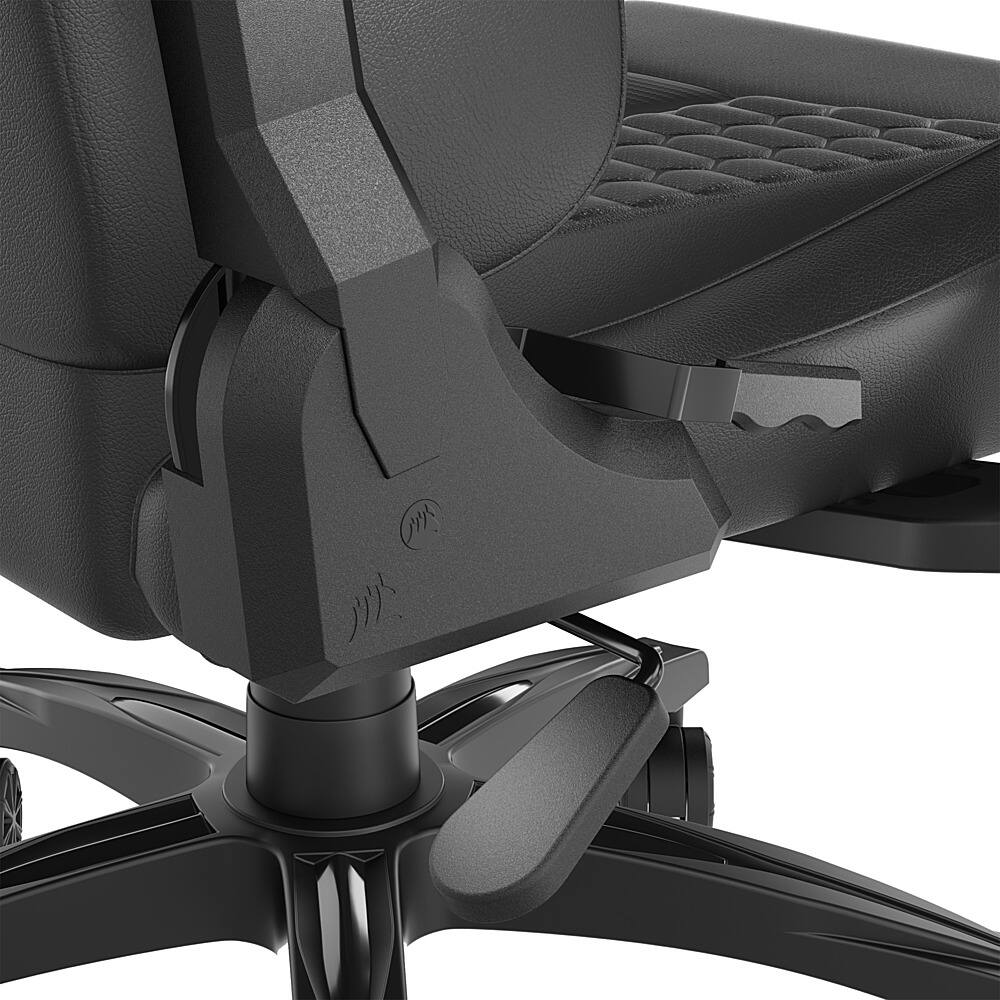Alt View 19. CORSAIR - TC100 Leatherette Gaming Chair - Black.
