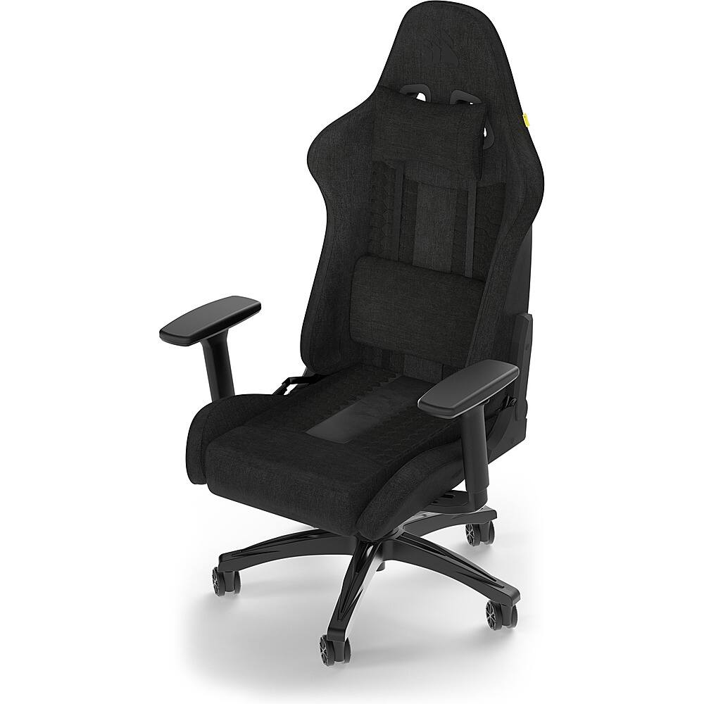 Alt View 12. CORSAIR - TC100 Fabric Gaming Chair - Black.