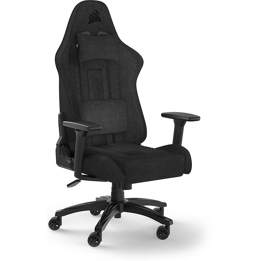 Alt View 16. CORSAIR - TC100 Fabric Gaming Chair - Black.