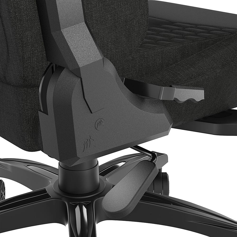 Alt View 19. CORSAIR - TC100 Fabric Gaming Chair - Black.