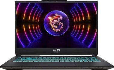 MSI - Cyborg 15.6" 144hz Gaming Laptop - Intel Core i7 - NVIDIA GeForce RTX 4060 with 8GB RAM and 512GB SSD - Black - Front_Zoom