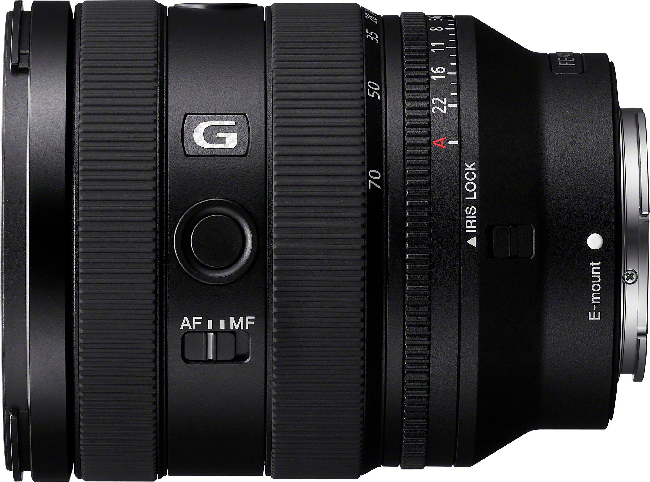 Angle. Sony - FE 20-70mm F4 G Full Frame Standard Zoom Lens for E-mount Cameras - Black.