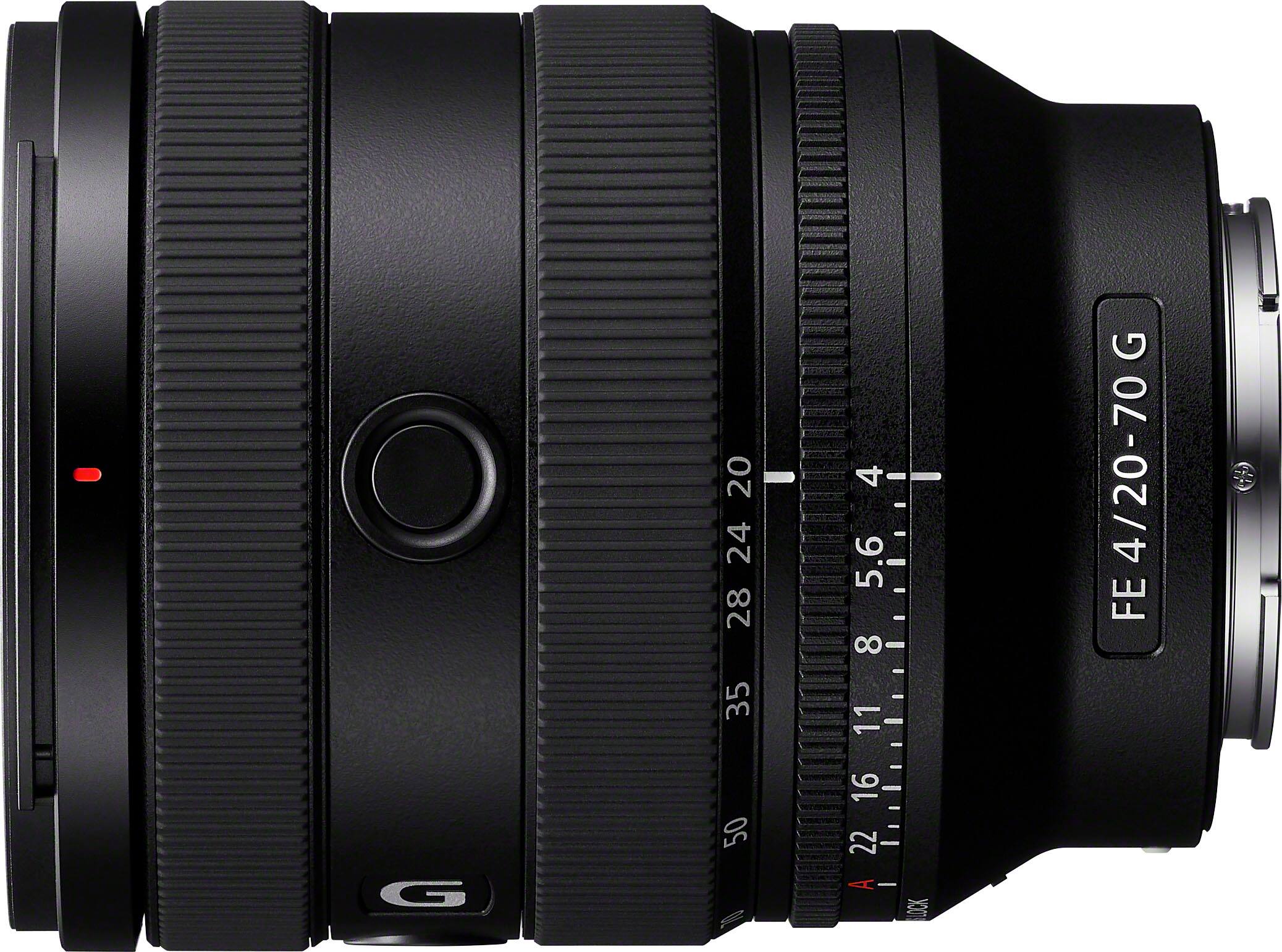 Alt View 12. Sony - FE 20-70mm F4 G Full Frame Standard Zoom Lens for E-mount Cameras - Black.