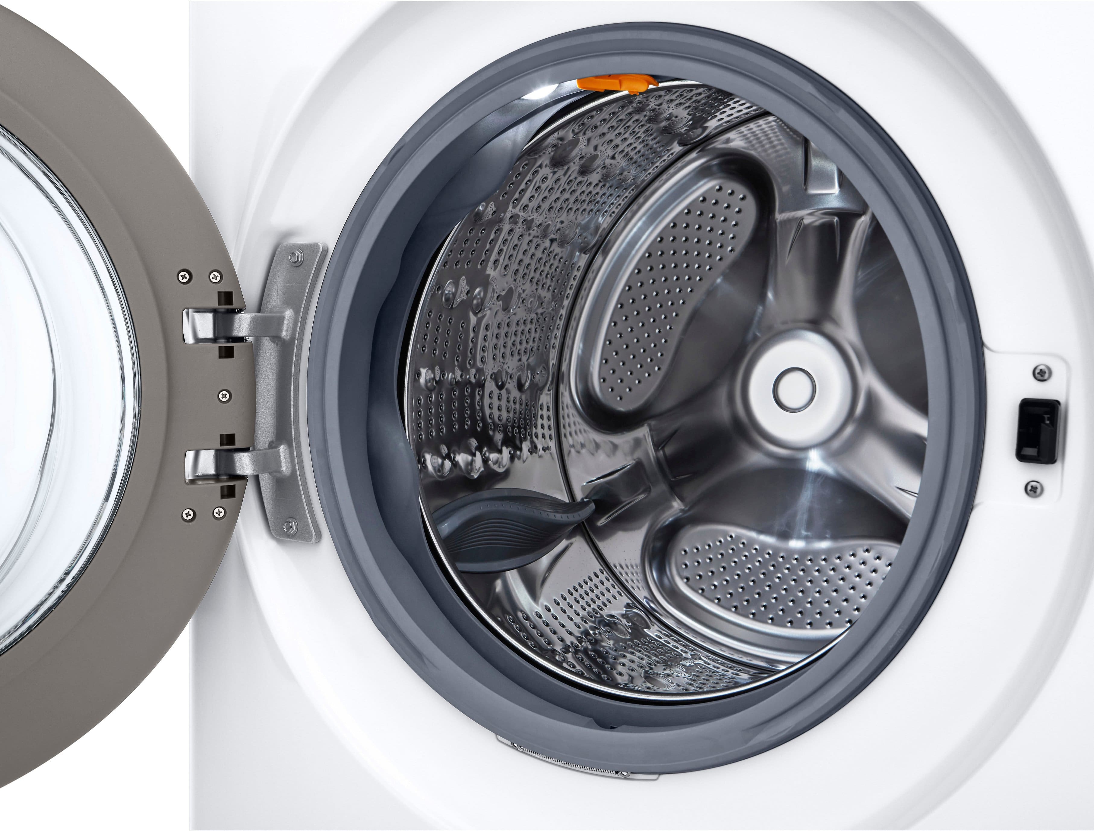 Alt View 32. LG - 4.5 Cu. Ft. High-Efficiency Smart Front Load Washer with Steam and TurboWash 360 - White.