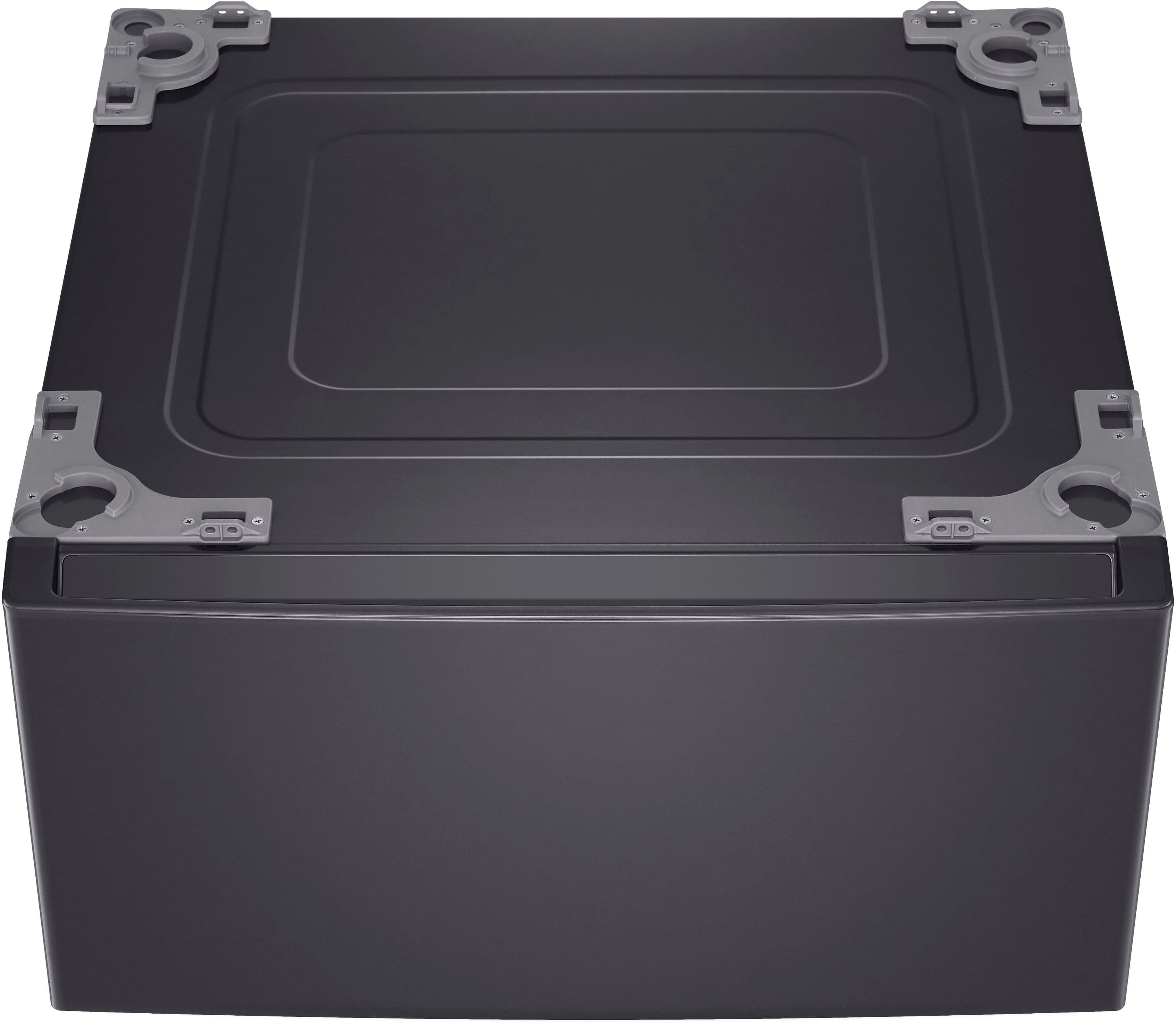 LG - 27" Laundry Pedestal with Storage Drawer - Middle Black