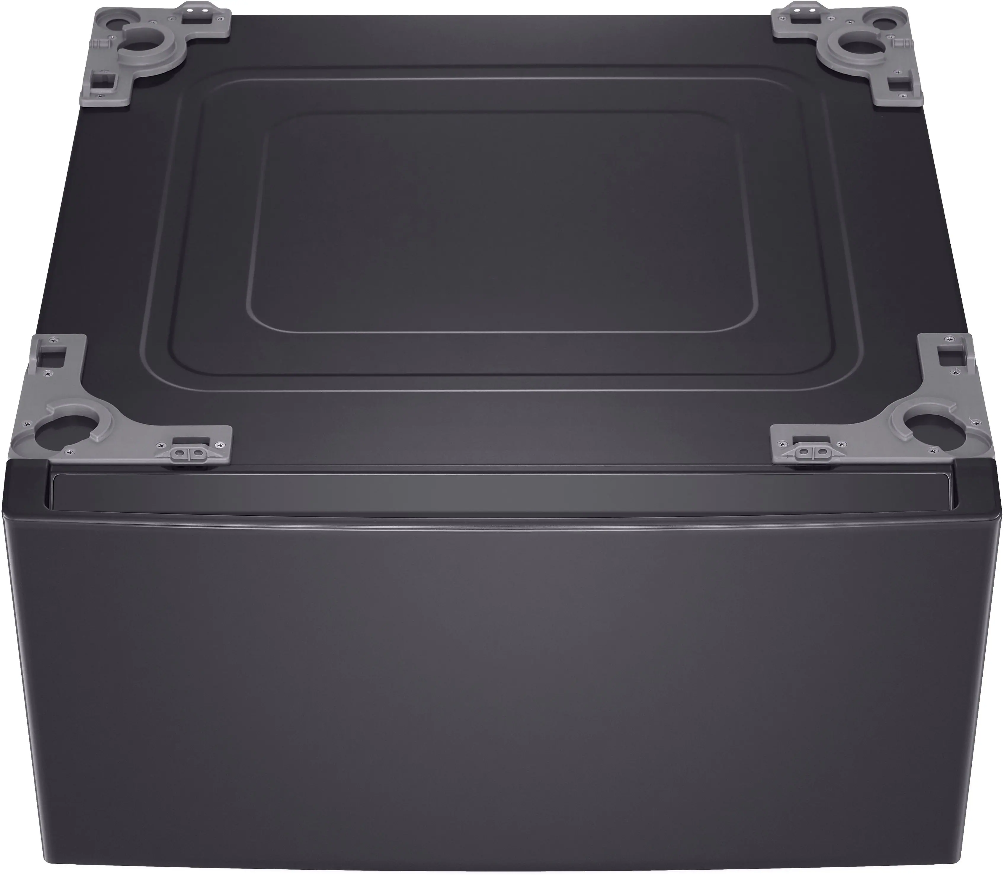 LG - 27" Laundry Pedestal with Storage Drawer - Middle Black