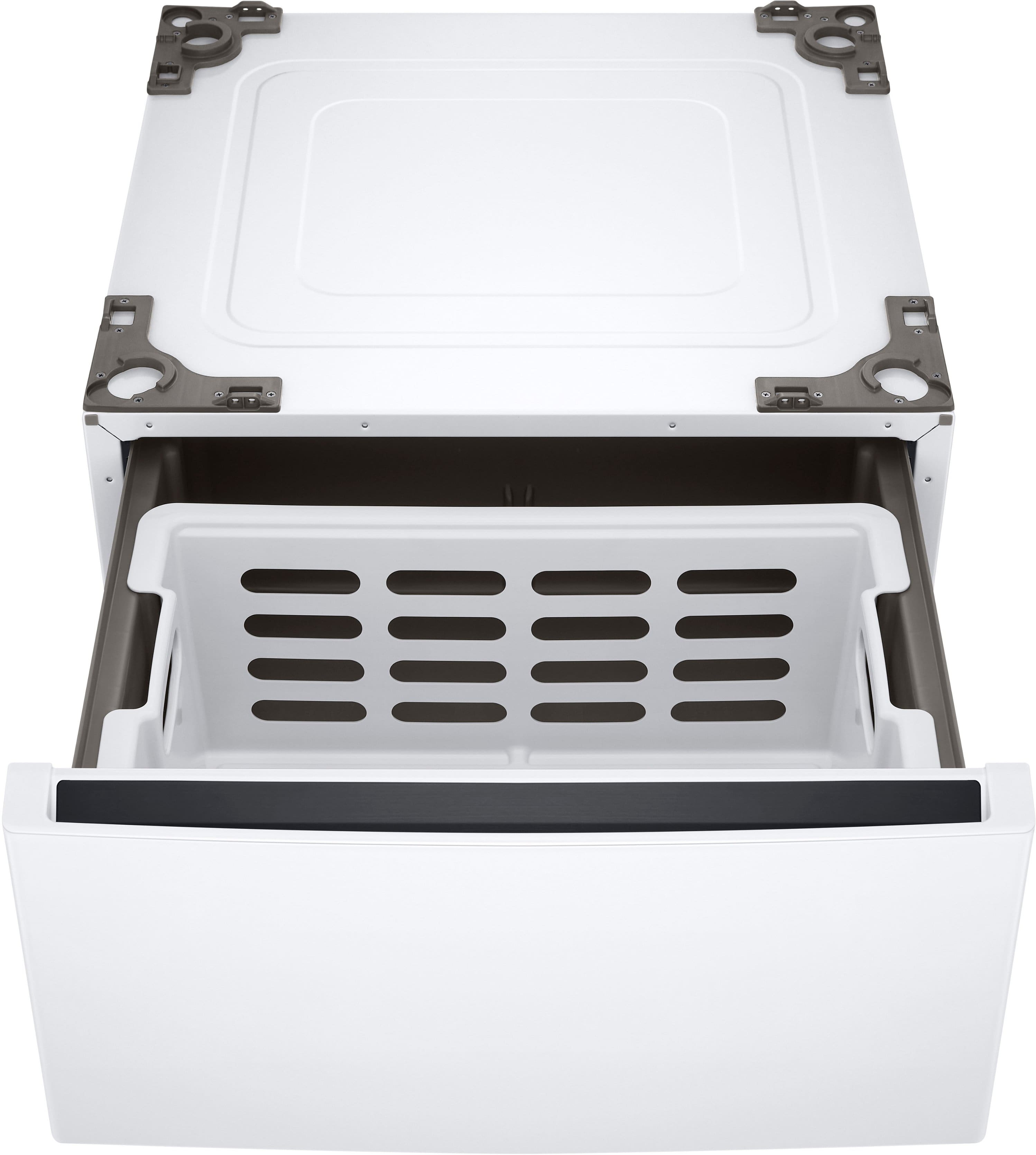 Zoom in on Alt View 12. LG - 27" Laundry Pedestal with Storage Drawer - White.