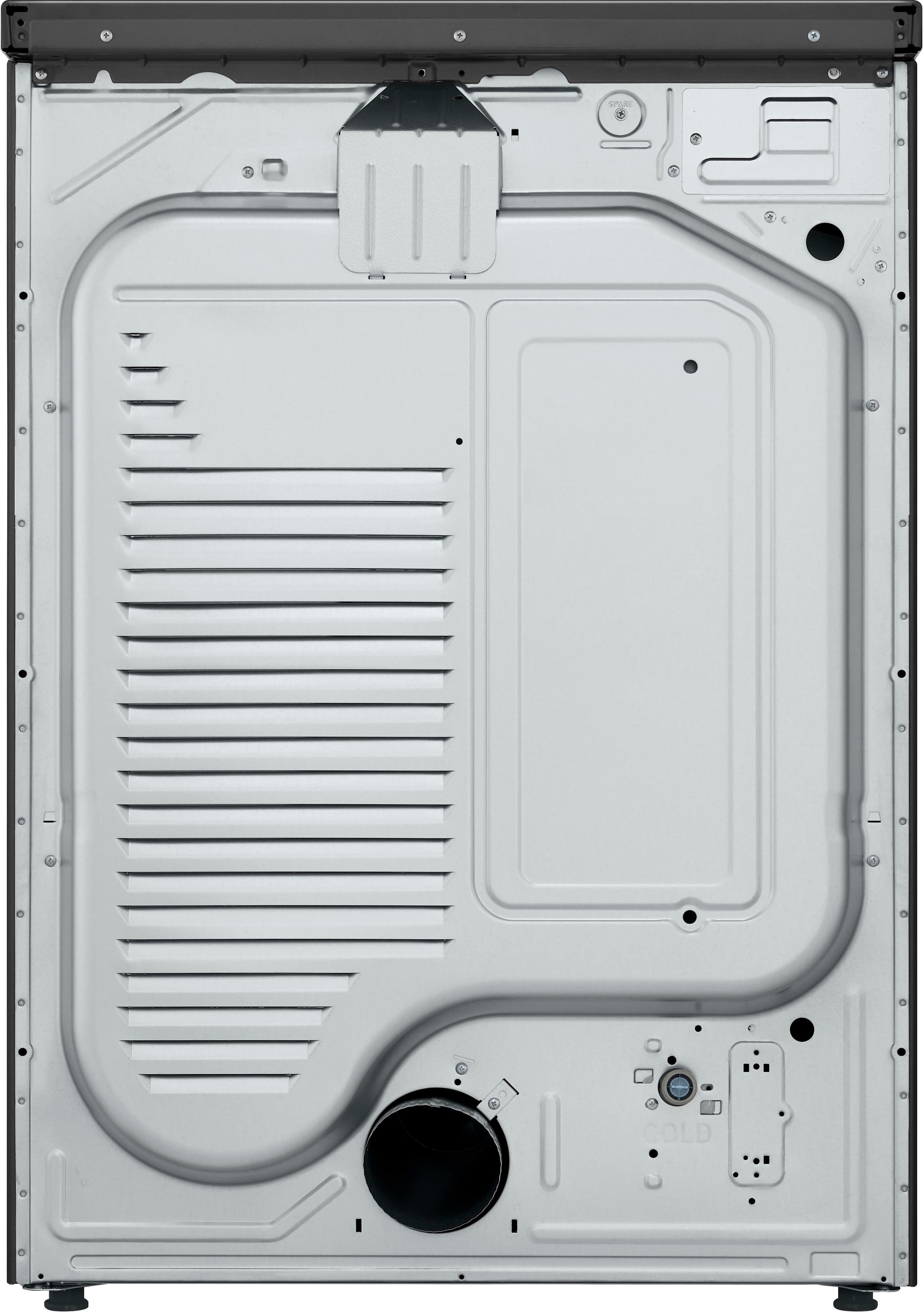 Alt View 32. LG - 7.4 Cu. Ft. Smart Electric Dryer with Steam and Sensor Dry - Black Steel.