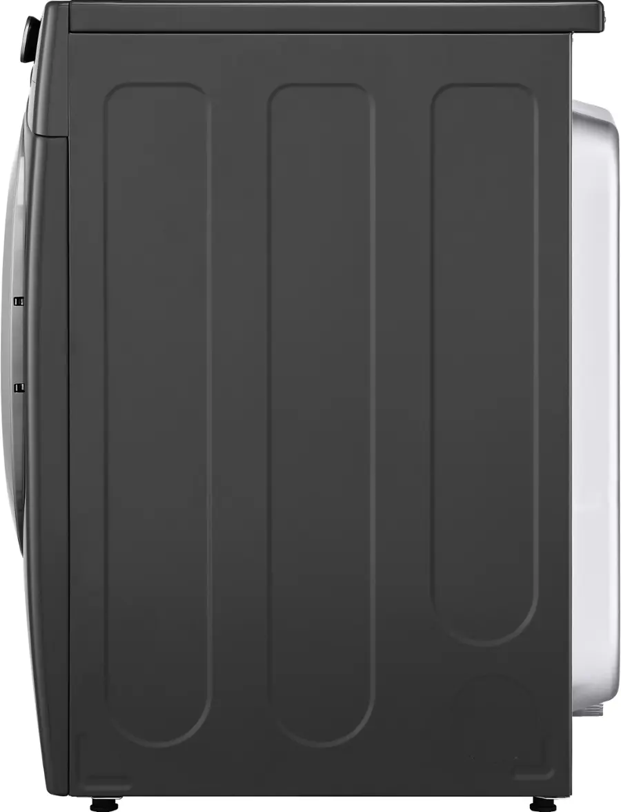 Alt View 17. LG - 7.4 Cu. Ft. Electric Dryer with Wrinkle Care - Middle Black.