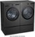 Alt View 37. LG - 5.0 Cu. Ft. High-Efficiency Smart Front Load Washer with Steam and TurboWash 360 - Black Steel.