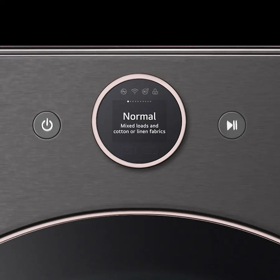 Alt View 25. LG - 5.0 Cu. Ft. High-Efficiency Smart Front Load Washer with Steam and TurboWash 360 - Black Steel.