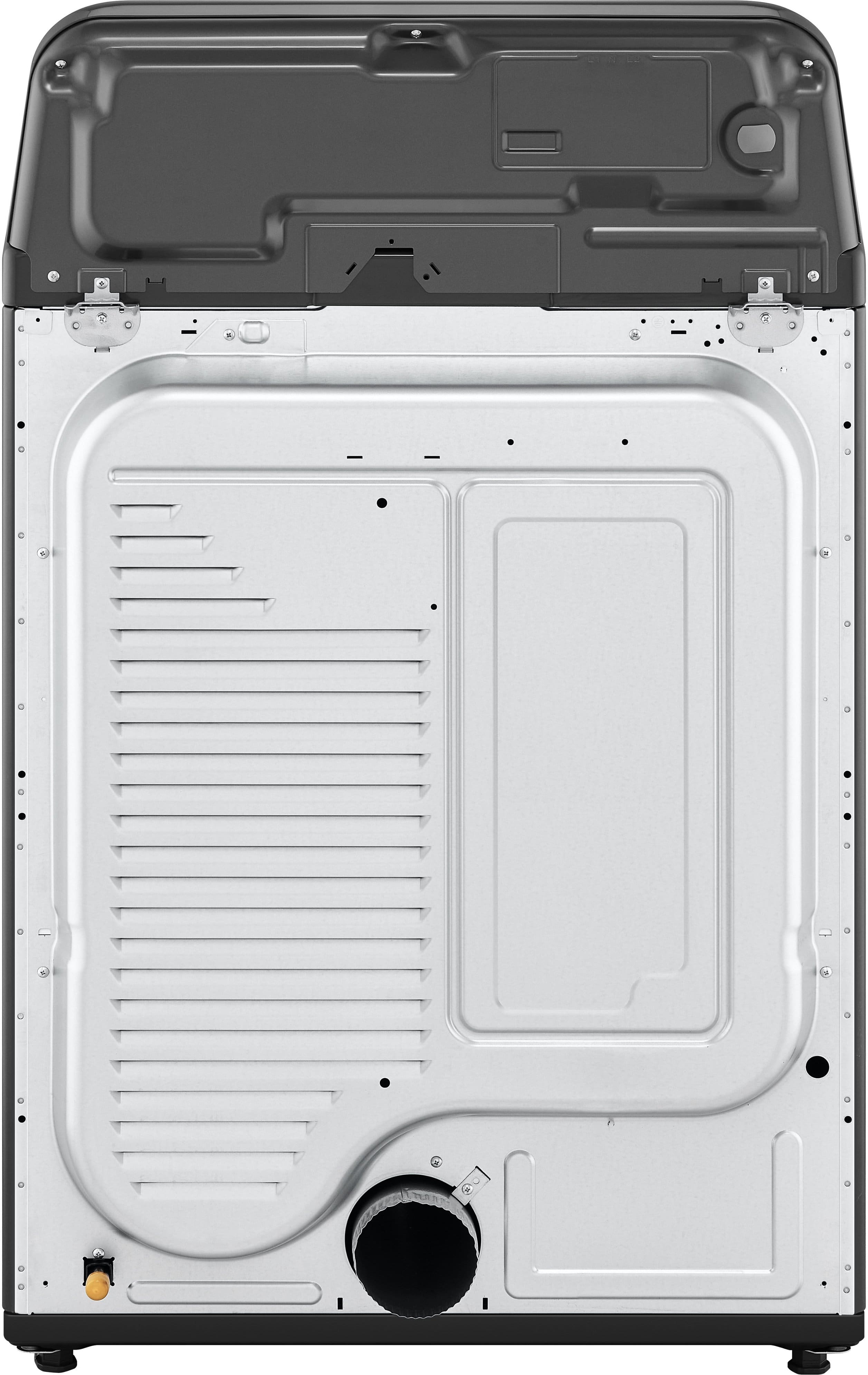 Alt View 15. LG - 7.3 Cu. Ft. Smart Gas Dryer with Sensor Dry - Middle Black.