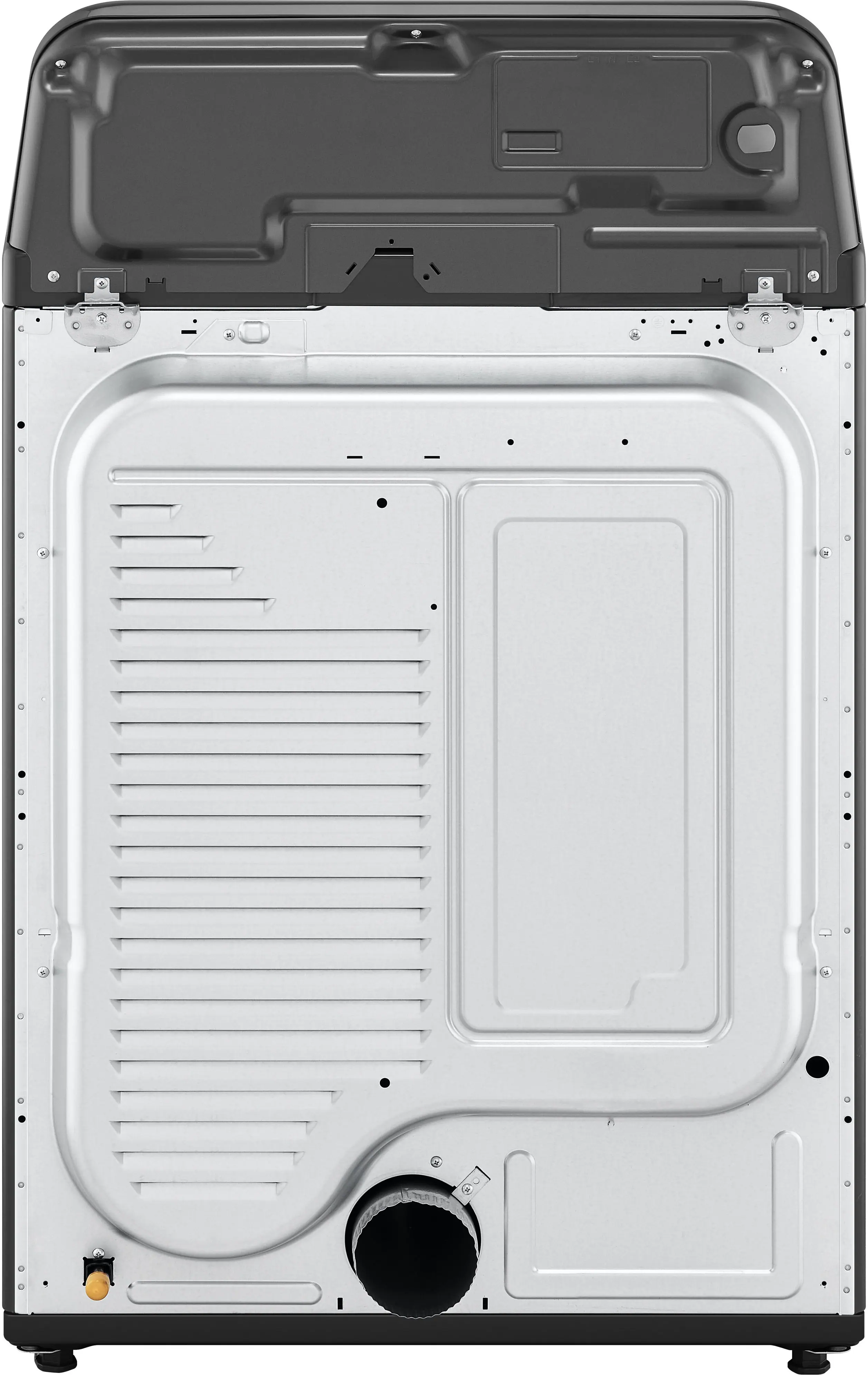 Alt View 15. LG - 7.3 Cu. Ft. Smart Gas Dryer with Sensor Dry - Middle Black.