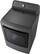 Alt View 1. LG - 7.3 Cu. Ft. Smart Gas Dryer with Sensor Dry - Middle Black.