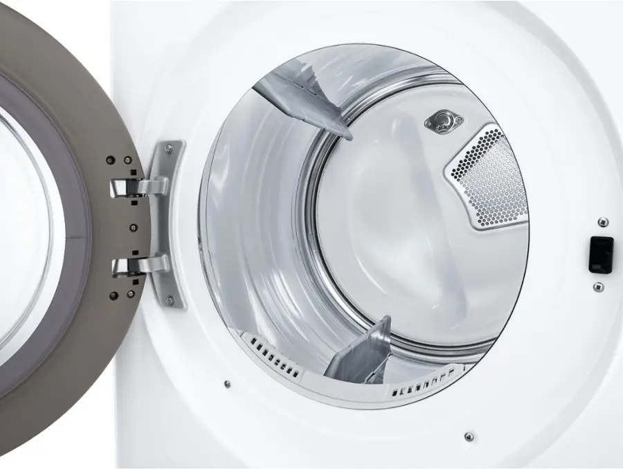 Alt View 23. LG - 7.4 Cu. Ft. Smart Gas Dryer with Steam and Sensor Dry - White.