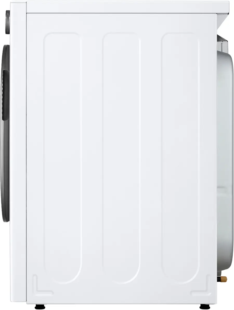 Alt View 25. LG - 7.4 Cu. Ft. Smart Gas Dryer with Steam and Sensor Dry - White.
