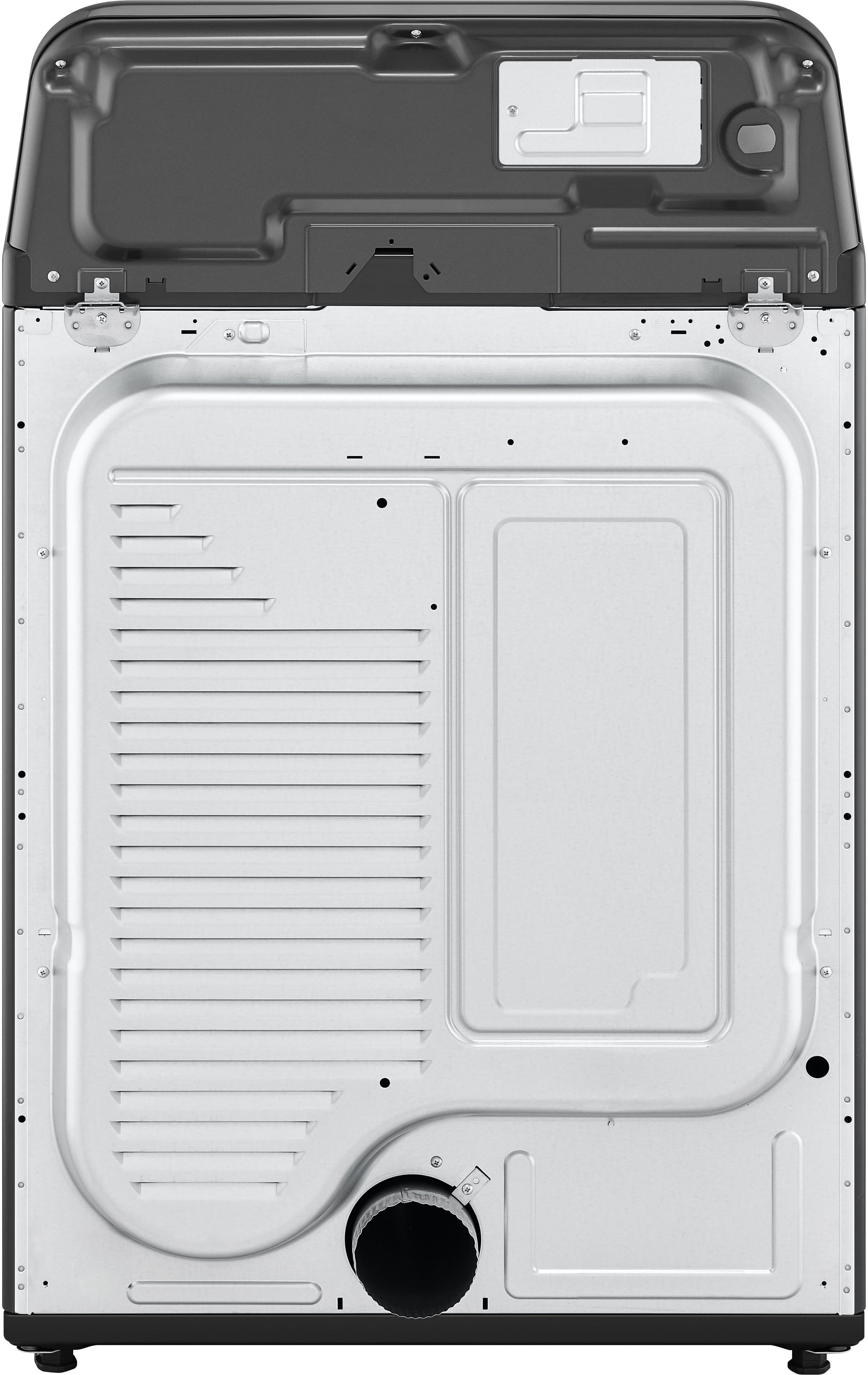 Alt View 16. LG - 7.3 Cu. Ft. Electric Dryer with Sensor Dry - Middle Black.