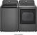 Alt View 17. LG - 7.3 Cu. Ft. Electric Dryer with Sensor Dry - Middle Black.