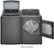 Alt View 17. LG - 7.3 Cu. Ft. Electric Dryer with Sensor Dry - Middle Black.