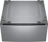 27-in Wide Laundry Pedestal with Storage Drawer for select LG Stackable Washers and Dryers - Graphite Steel