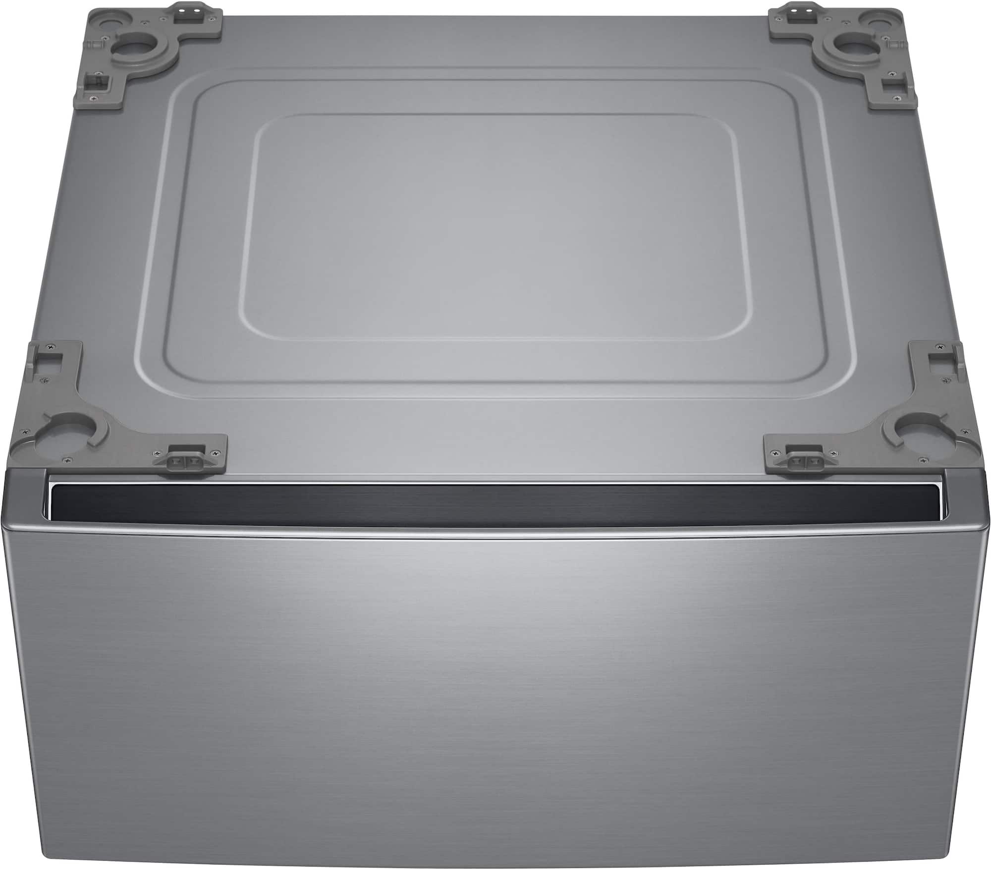 Zoom in on Front Zoom. LG - 27" Laundry Pedestal with Storage Drawer - Graphite Steel.