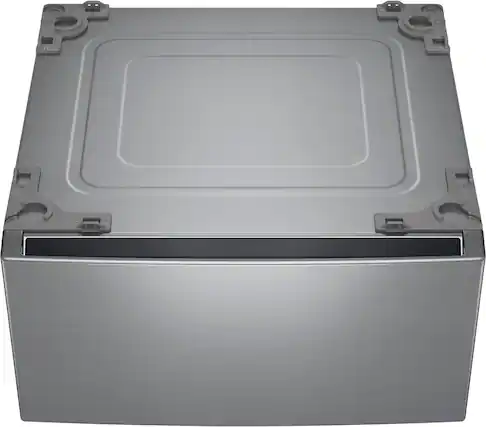 2 of LG - 27" Laundry Pedestal with Storage Drawer - Graphite Steel