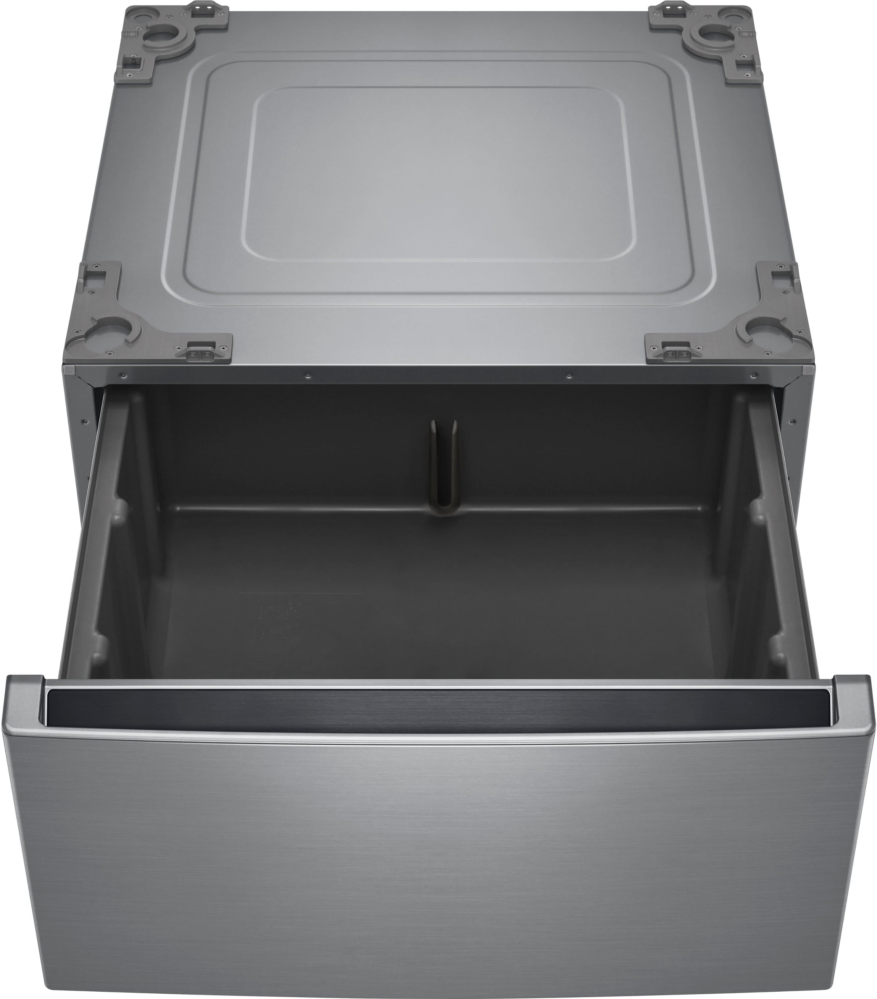 Alt View 13. LG - 27" Laundry Pedestal with Storage Drawer - Graphite Steel.