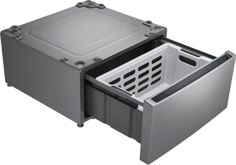 Alt View 14. LG - 27" Laundry Pedestal with Storage Drawer - Graphite Steel.