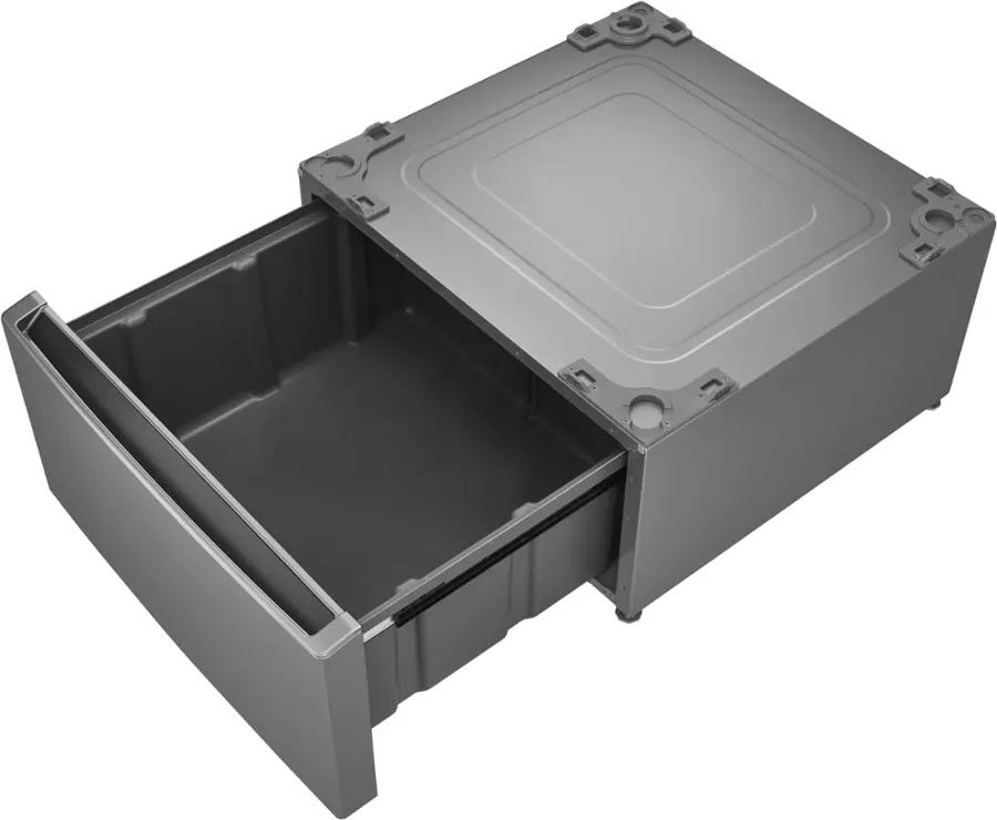 Alt View 17. LG - 27" Laundry Pedestal with Storage Drawer - Graphite Steel.