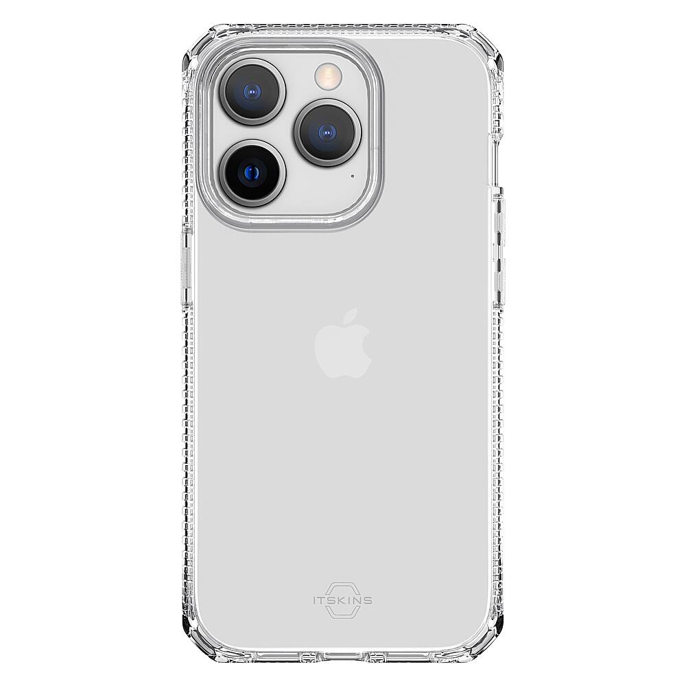 Front. Itskins - Spectrum R Clear Case for Apple iPhone 14 Pro - Clear.