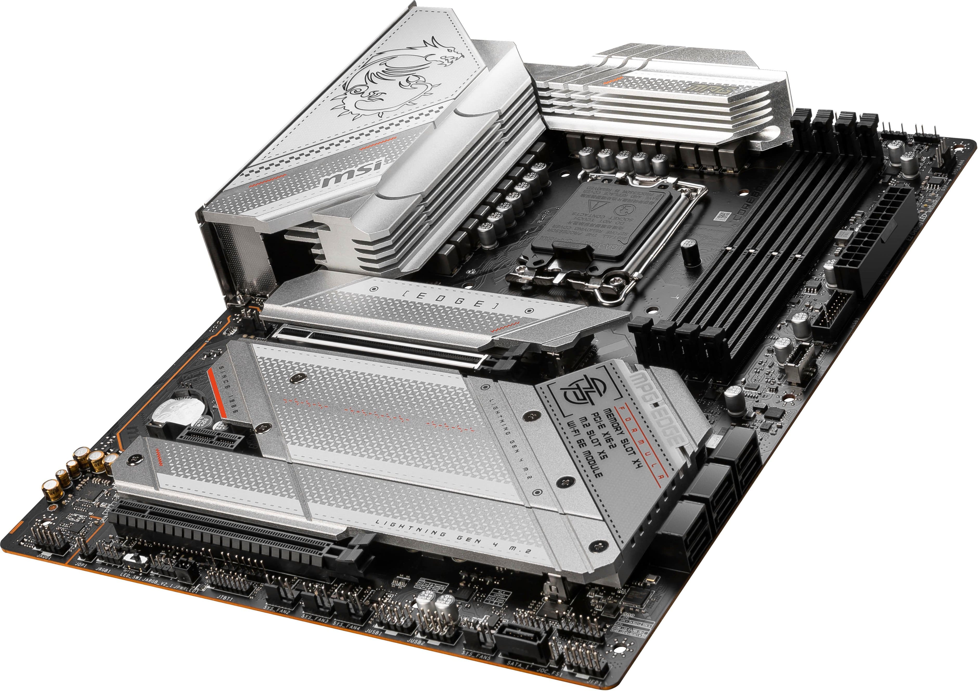 Alt View 11. MSI - MPG Z790 EDGE WIFI (Socket LGA 1700) Intel Z790 ATX DDR5 Wi-Fi 6 Motherboard - Black.