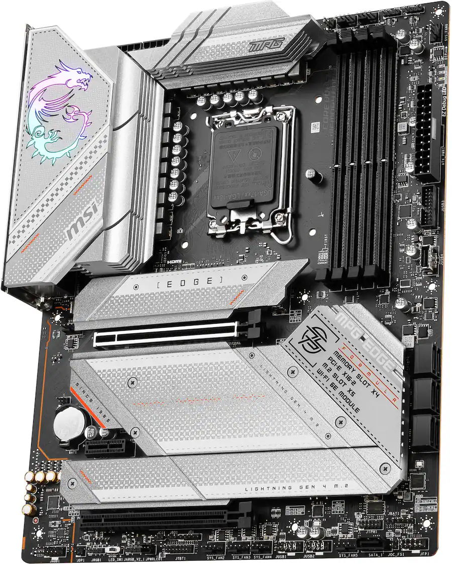 MSI MPG Z790 EDGE WIFI (Socket LGA 1700) Intel Z790 ATX DDR5 Wi Fi