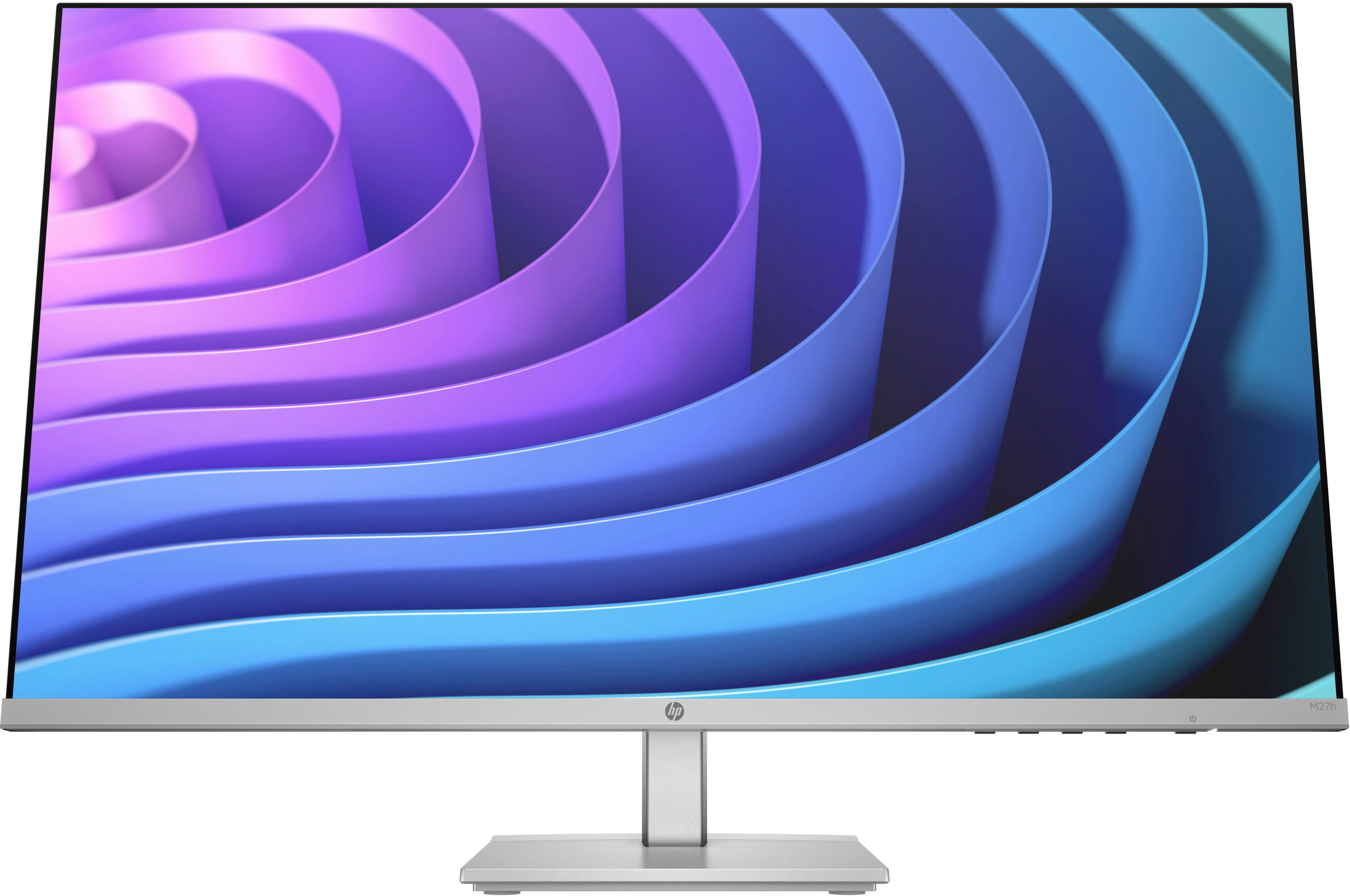 HP – 27″ IPS LED FHD FreeSync Monitor with Adjustable Height (HDMI, VGA) – Silver & Black