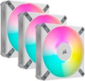 CORSAIR - AF120 RGB ELITE 120mm Computer Case Fan with AirGuide Technology (3-pack) - White