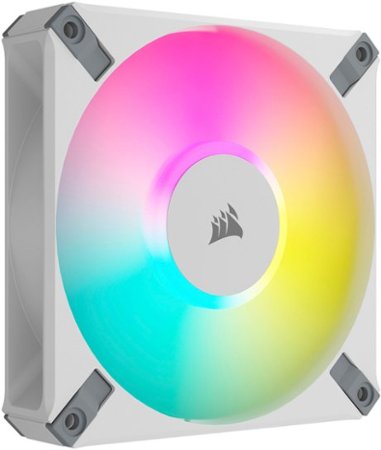 CORSAIR - AF120 RGB ELITE 120mm Computer Case Fan with AirGuide Technology - White