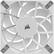 Alt View 17. CORSAIR - AF120 RGB ELITE 120mm Computer Case Fan with AirGuide Technology - White.