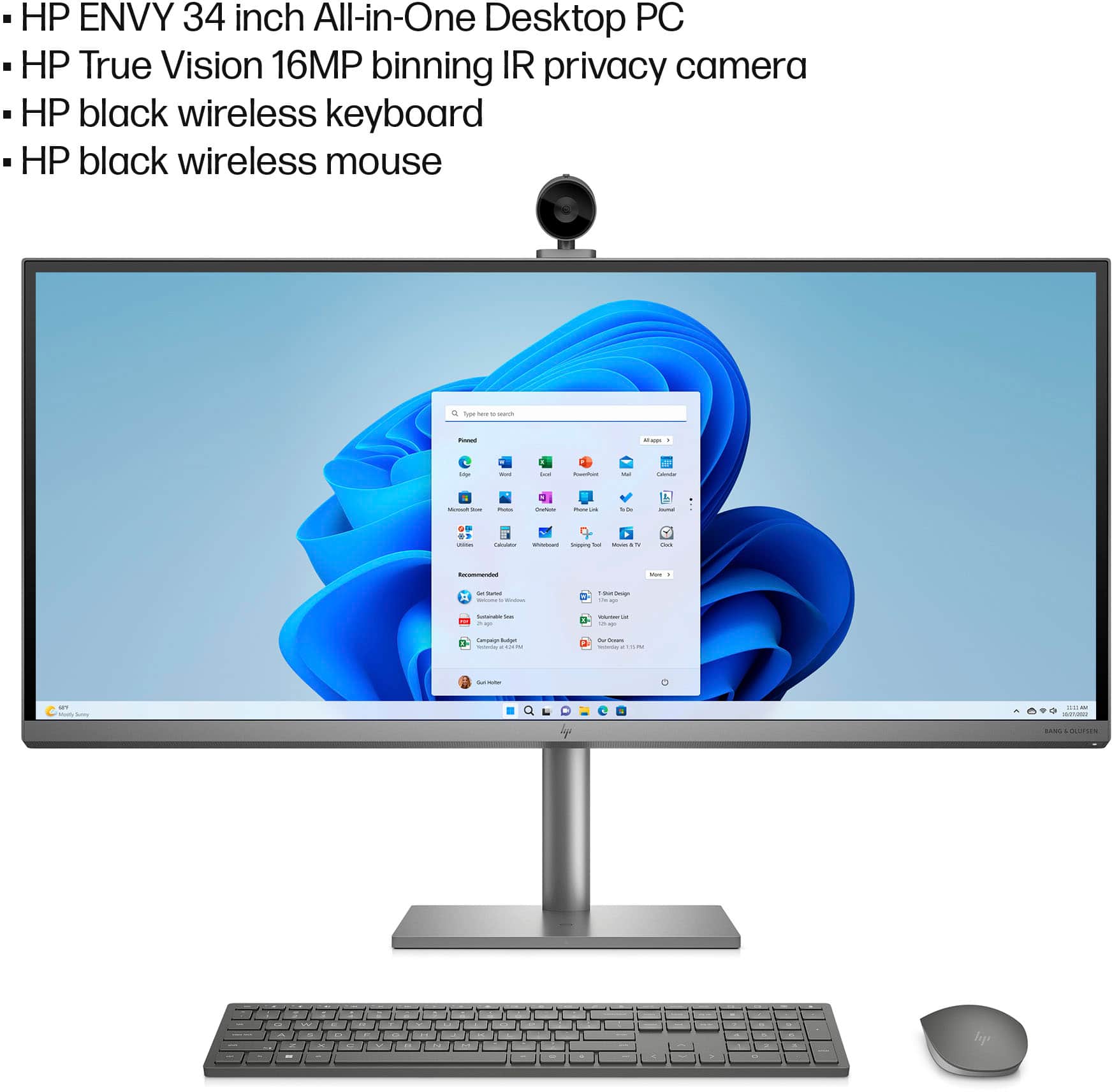 Best Buy: HP 19.5 All-In-One AMD A4-Series 4GB Memory 1TB Hard Drive  20-C434