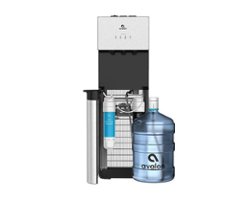 Avalon Bottom Loading Water Dispenser with Filtration - Gray - Front_Zoom